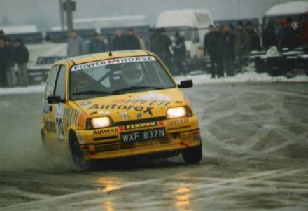 Jacek Sikora i Marek Kaczmarek - Fiat Cinquecento Sporting.